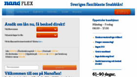 What Nanoflex.se website looked like in 2018 (7 years ago)