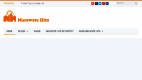 What Nieuwstehits.nl website looked like in 2018 (6 years ago)