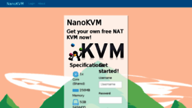 What Nanokvm.net website looked like in 2018 (6 years ago)