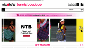 What Nicolestennisboutique.com website looked like in 2018 (6 years ago)