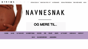 What Navnesnak.dk website looked like in 2018 (6 years ago)