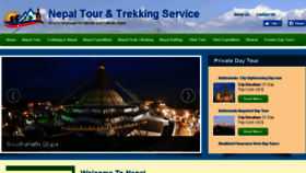 What Nepaltouroperators.com website looked like in 2018 (6 years ago)