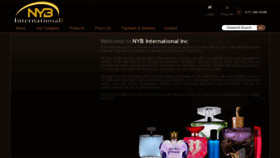 What Nybinternational.com website looked like in 2018 (6 years ago)