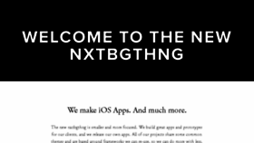 What Nxtbgthng.com website looked like in 2018 (6 years ago)