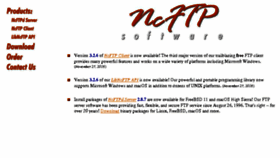 What Ncftpd.com website looked like in 2018 (6 years ago)