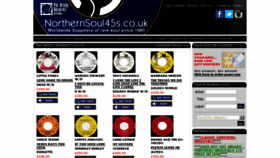What Northernsoul45s.co.uk website looked like in 2018 (6 years ago)