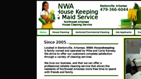 What Nwahousekeeping.com website looked like in 2018 (6 years ago)