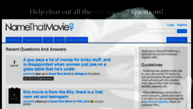 What Namethatmovie.org website looked like in 2018 (6 years ago)