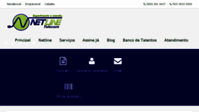 What Netlinetelecom.com.br website looked like in 2018 (6 years ago)