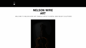 What Nelsonwireart.com website looked like in 2018 (6 years ago)