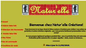What Natur-elle.fr website looked like in 2018 (5 years ago)