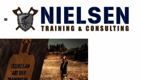 What Nielsentraining.com website looked like in 2018 (6 years ago)