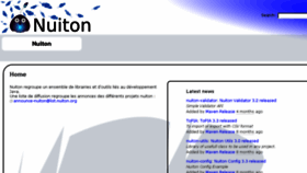 What Nuiton.org website looked like in 2018 (6 years ago)
