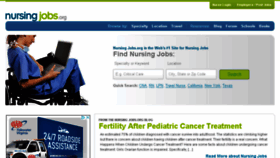 What Nursingjobs.org website looked like in 2018 (6 years ago)