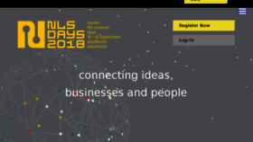 What Nlsdays.com website looked like in 2018 (6 years ago)