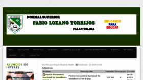 What Normalfalan.edu.co website looked like in 2018 (6 years ago)