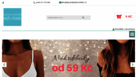 What Nejlevnejsibizuterie.cz website looked like in 2018 (6 years ago)