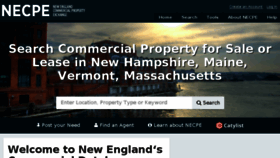 What Newenglandcommercialproperty.com website looked like in 2018 (6 years ago)