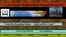 What Newcastleremodeling.com website looked like in 2018 (6 years ago)