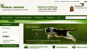 What Natuerlich-verpacken.de website looked like in 2018 (5 years ago)