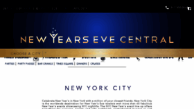 What Newyearsevecentral.com website looked like in 2018 (6 years ago)