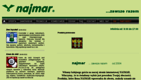 What Najmar.pl website looked like in 2018 (6 years ago)