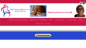What Naturalfertilityaustralia.com.au website looked like in 2018 (6 years ago)