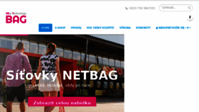 What Netbag.cz website looked like in 2018 (6 years ago)