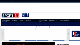 What Nba.sport24.gr website looked like in 2018 (6 years ago)