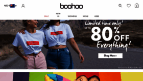 What Nz.boohoo.com website looked like in 2018 (6 years ago)