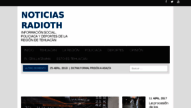 What Noticiastehuacan.com website looked like in 2018 (6 years ago)