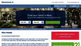 What Nicehotels.it website looked like in 2018 (6 years ago)
