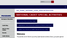 What Ncsas.com website looked like in 2018 (6 years ago)
