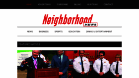 What Ntneighborhoodnews.com website looked like in 2018 (6 years ago)