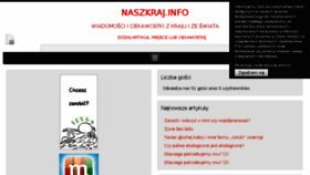 What Naszkraj.info website looked like in 2018 (6 years ago)
