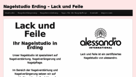 What Nagelstudio-erding.de website looked like in 2018 (6 years ago)