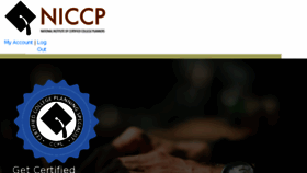 What Niccp.com website looked like in 2018 (6 years ago)
