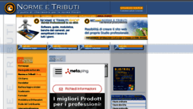 What Normeetributi.it website looked like in 2018 (6 years ago)