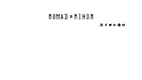 What Nomadinnihon.com website looked like in 2018 (6 years ago)