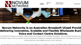 What Novumnetworks.com.au website looked like in 2018 (6 years ago)
