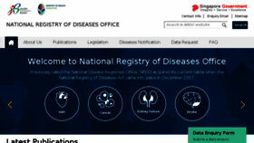 What Nrdo.gov.sg website looked like in 2018 (6 years ago)
