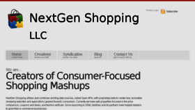 What Nextgenshopping.com website looked like in 2018 (6 years ago)