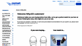 What Niftyled.com website looked like in 2018 (6 years ago)