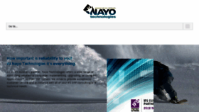 What Nayotech.com website looked like in 2018 (6 years ago)