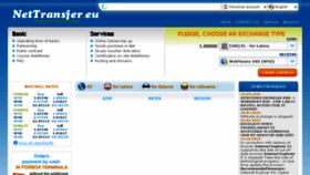 What Nettransfer.eu website looked like in 2018 (7 years ago)