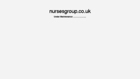 What Nursesgroup.co.uk website looked like in 2018 (5 years ago)