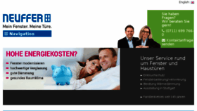 What Neuffer-fenster.de website looked like in 2018 (6 years ago)