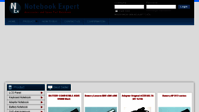 What Notebookexpertstore.com website looked like in 2018 (5 years ago)