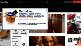 What Nenudsa.sk website looked like in 2018 (6 years ago)