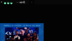 What Niente.tv website looked like in 2018 (6 years ago)